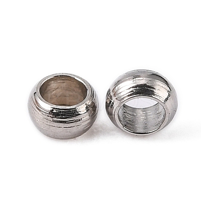 Non-Tarnish 304 Stainless Steel Spacer Beads LS-X-STAS-R065-30-1