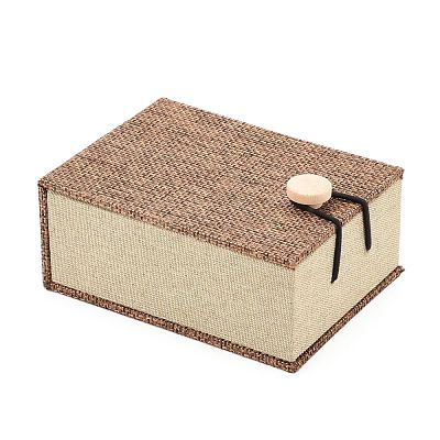 Rectangle Wooden Pendant Necklace Boxes  OBOX-N013-03-1