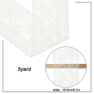 Elastic Lace Trim OCOR-WH0057-09A-01-1