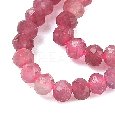 Natural Pink Tourmaline Beads Strands G-RM250101-N16-1