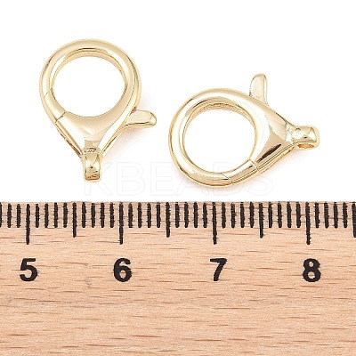 Brass Lobster Claw Clasps KK-H287-08F-G-1