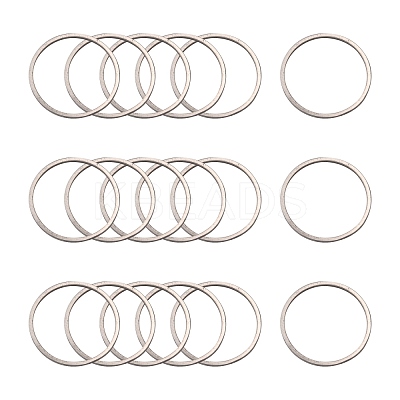 Tarnish Resistant 304 Stainless Steel Linking Ring X-STAS-S079-12A-1