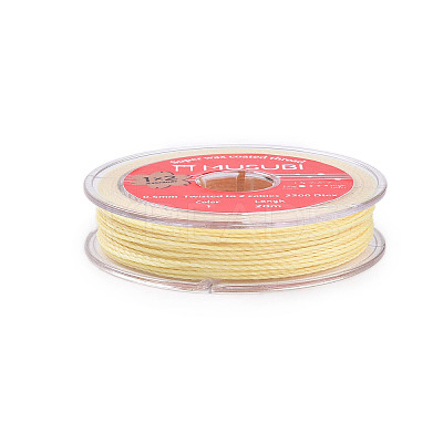 2-Ply Round Waxed Cotton Thread Cords YC-T004-01A-02-1