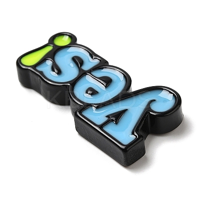 Opaque Resin Cabochons LS-CRES-M022-01F-1