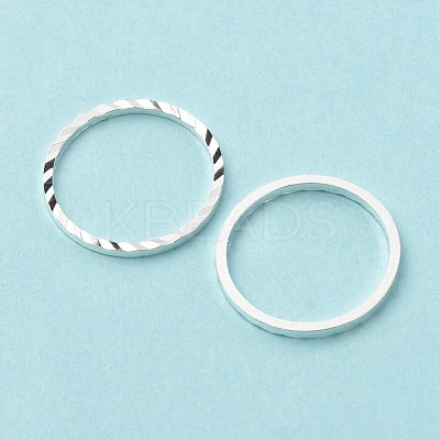 Brass Linking Rings KK-F831-018D-S-RS-1