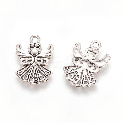 Tibetan Style Alloy Pendants TIBEP-A22571-AS-LF-1