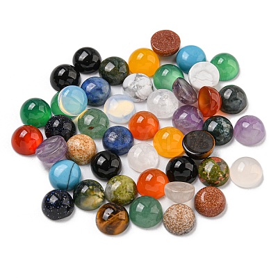 Natural & Synthetic Gemstone Cabochons G-PH0034-41-WH-1