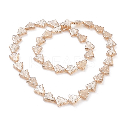 Electroplate Glass Beads Strands EGLA-C002-M-1