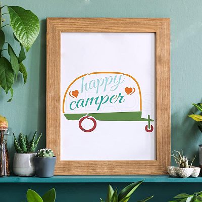 Large Plastic Reusable Drawing Painting Stencils Templates DIY-WH0202-113-1