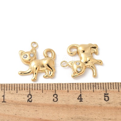 304 Stainless Steel Rhinestone Pendants STAS-Z122-47G-1
