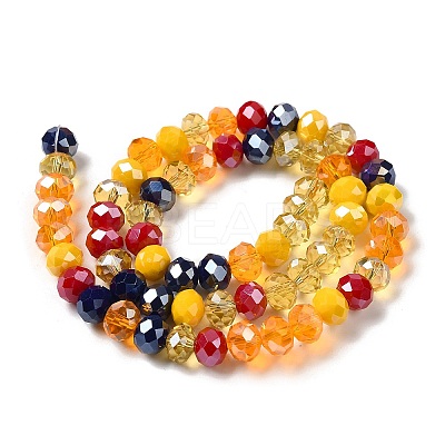 Glass Beads Strands EGLA-A034-M8mm-47-1