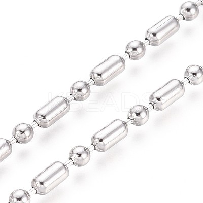 Non-Tarnish 304 Stainless Steel Ball Chains CHS-L024-025A-1