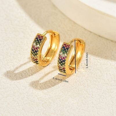 Ring Brass Hoop Earrings OA5119-1