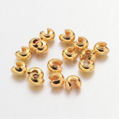 Iron Crimp Beads Covers X-IFIN-H028-NFG-NF-1