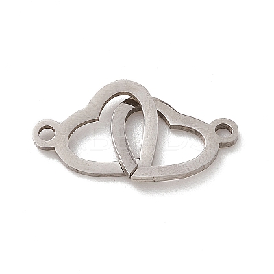 Non-Tarnish 304 Stainless Steel Connector Charms STAS-E179-09P-1