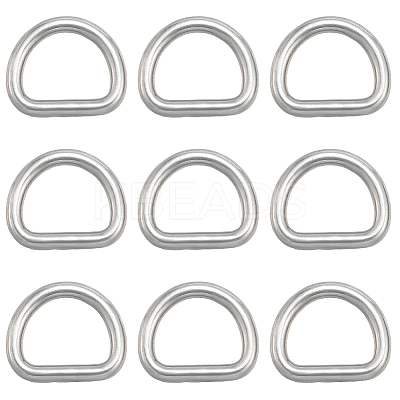 304 Stainless Steel D Rings STAS-CP0001-05A-1