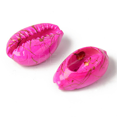 Natural Cowrie Shell Beads X-SSHEL-N0232-08B-1