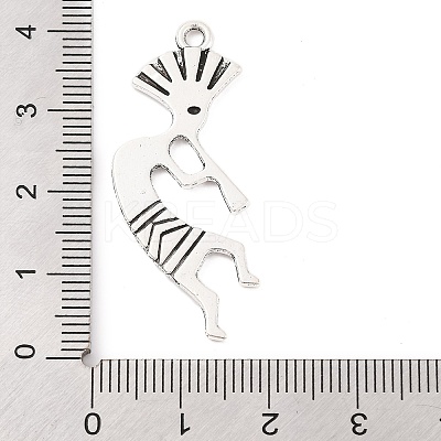 Tibetan Style Alloy Pendants X-TIBEP-R304-010AS-LF-1