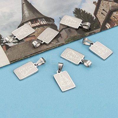 Non-Tarnish 304 Stainless Steel Pendants LS-STAS-M245-22P-1