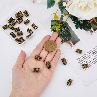 1 Set Alloy European Beads FIND-HY0003-12-1
