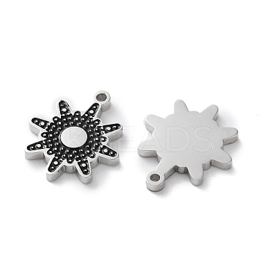 304 Stainless Steel Enamel Charms STAS-M102-18P-02-1