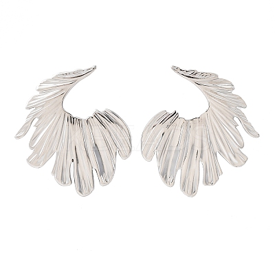304 Stainless Steel Stud Earrings for Women EJEW-K306-11P-1