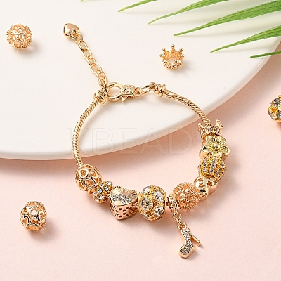 DIY European Style Bracelets Making Kit DIY-YW0005-26G-1
