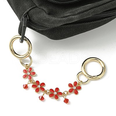 Zinc Alloy Spring Gate Rings Bag Extension Chains AJEW-BA00142-01-1