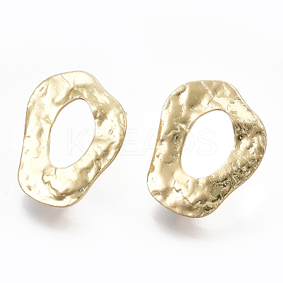 Brass Stud Earring Findings KK-S348-106-1