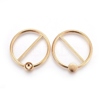 Alloy Buckle Clip LS-PALLOY-WH0056-06G-1