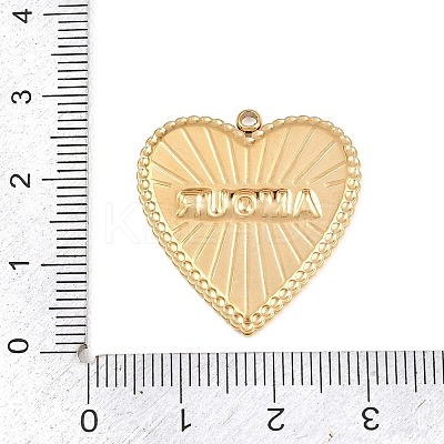 304 Stainless Steel Pendants STAS-H249-17G-1