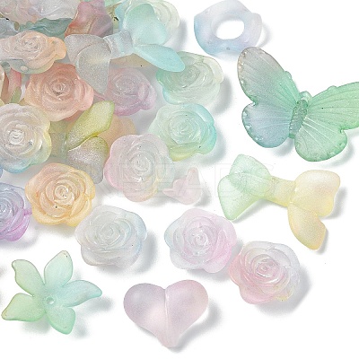 50G Transparent Acrylic Beads OACR-YW0002-44A-1