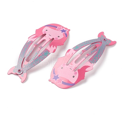 Baking Paint Iron Snap Hair Clips PHAR-B0002-27C-1