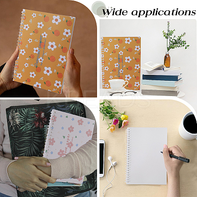 Sticker Collecting Loose-leaf A5 Spiral Bound Notebook AJEW-CP0007-85B-1