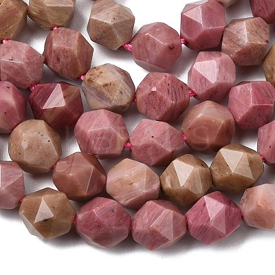 Natural Rhodonite Beads Strands G-Z119-A14-02-1