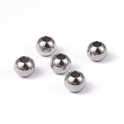 Tarnish Resistant 202 Stainless Steel Beads STAS-O091-C-04P-1-1