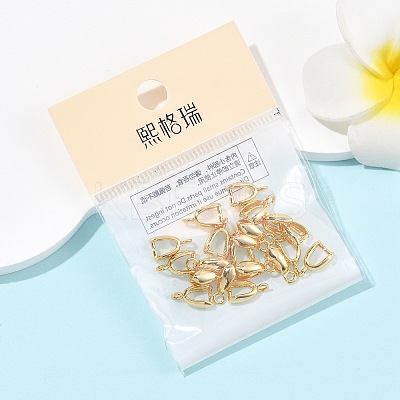SHEGRACE Brass Ice Pick Pinch Bail XGR0038G-80G-1
