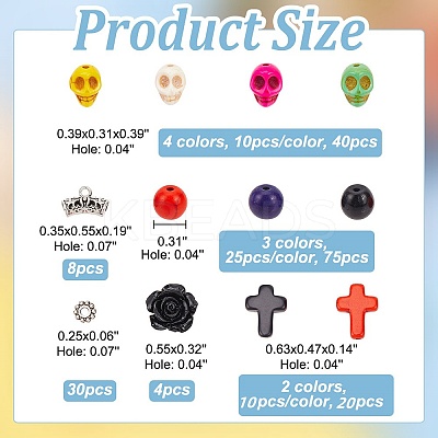 DIY Beads Jewelry Making Finding Kit DIY-AR0003-52-1