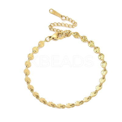 304 Stainless Steel Link Chain Bracelets BJEW-C084-05G-1
