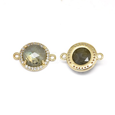Natural Labradorite Links connectors G-E526-34G-1