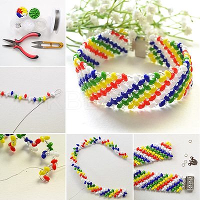8/0 Round Glass Seed Beads SEED-PH0005-02-1