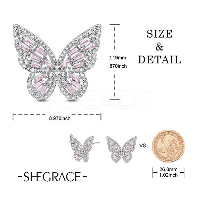 Brass Stud Earrings JE799A-1
