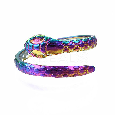 Snake Wrap Cuff Rings RJEW-N038-006-1