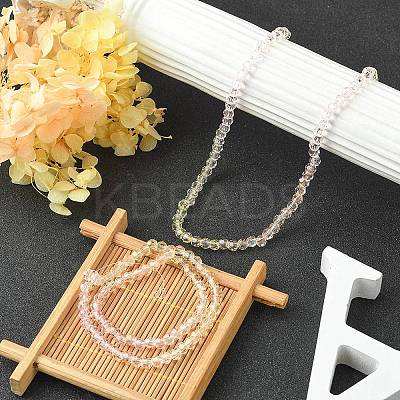 Transparent Glass Beads Strands GLAA-YW0001-59B-1