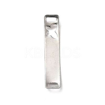Tarnish Resistant 201 Stainless Steel Connector Charms STAS-D244-31P-A-1