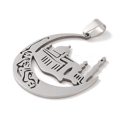 Non-Tarnish 201 Stainless Steel Pendants STAS-A094-16P-1