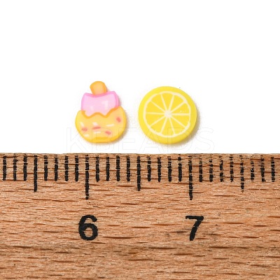 Handmade Polymer Clay Cabochons and Plastic Beads for DIY Jewelry Making Findings CLAY-B007-04A-1