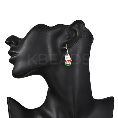 6 Pairs Alloy Enamel Dangle Earrings EJEW-JE06605-1