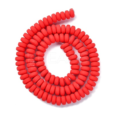 Handmade Polymer Clay Beads Strands X-CLAY-N008-008D-1