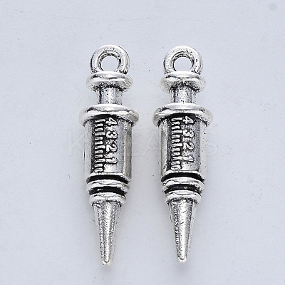 Tibetan Style Alloy Pendants TIBE-R316-096AS-RS-1